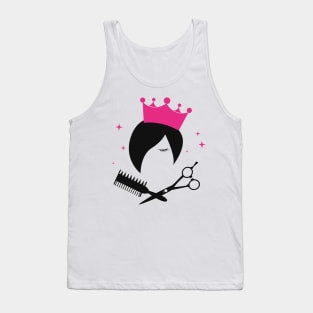 Hairdresser Hairdressers Logo Team Hair Salon Tank Top